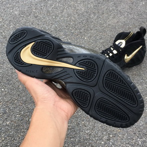 Authentic Nike Air Foamposite Pro “Black _ Metallic Gold”-008