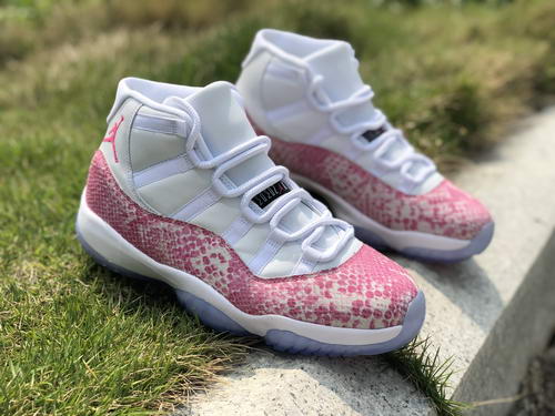 AirJordan 11 High Top Snakeskin Pink
