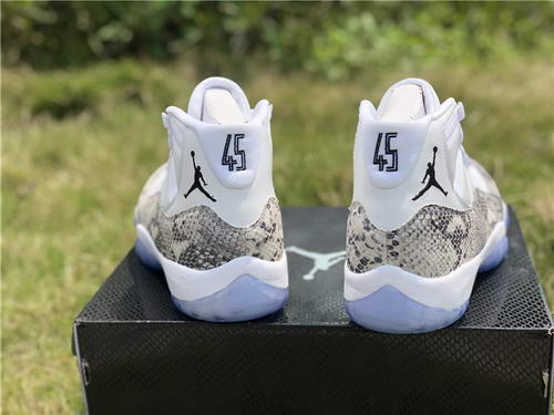 Air Jordan 11 High Top Snakeskin Gray