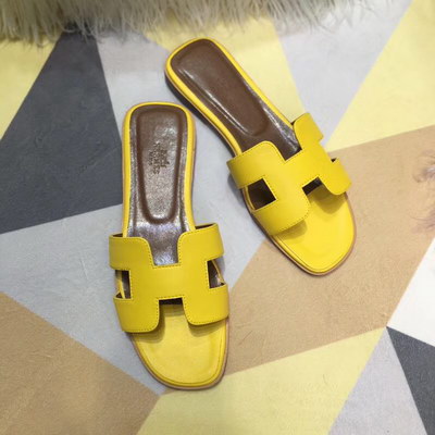 H**mes slippers women(aaa)-017