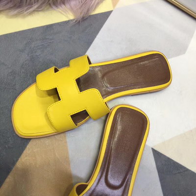 H**mes slippers women(aaa)-017