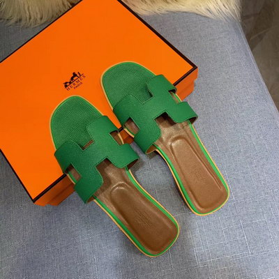 H**mes slippers women(aaa)-016