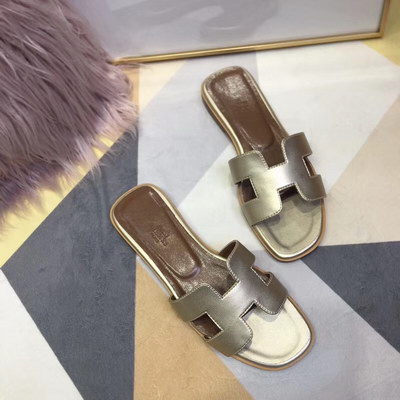 H**mes slippers women(aaa)-010