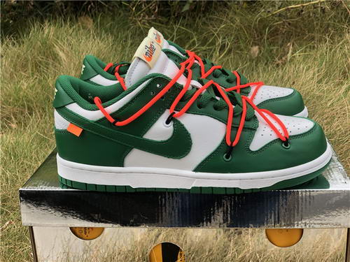 Off-White x Nike Dunk Low Green