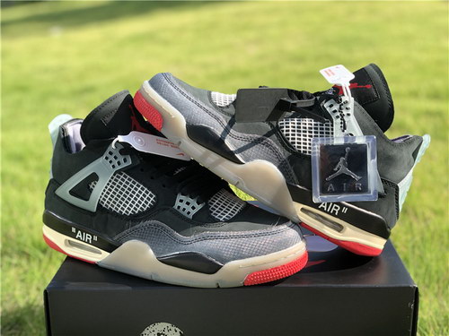 OFF-WHITE x Air Jordan 4 “Bred”