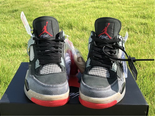 OFF-WHITE x Air Jordan 4 “Bred”