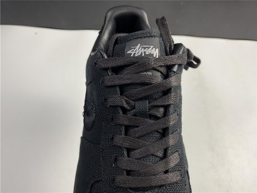 Stussy x Nike Air Force 1 Low “Black”