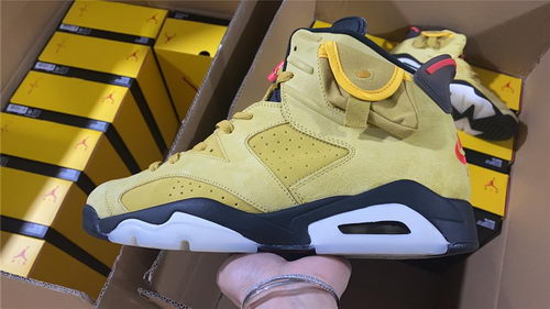Travis Scott x Air Jordan 6 yellow