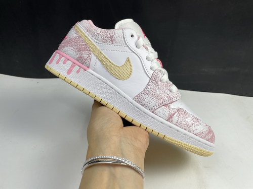 Air Jordan 1 Low GS Paint Drip