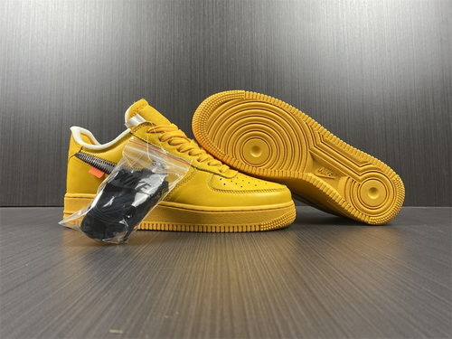 Off-White x Nike Air Force 1 Low University Gold