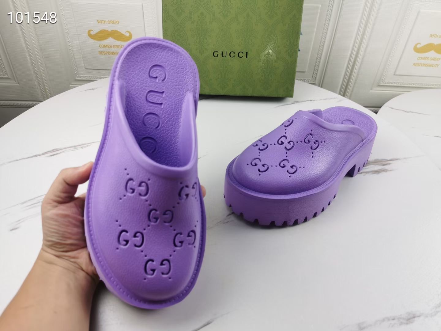 G*u*i slippers women(aaa)-095