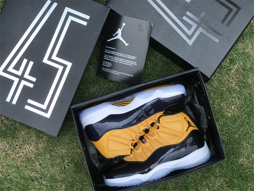 Air Jordan 11 Black Yellow