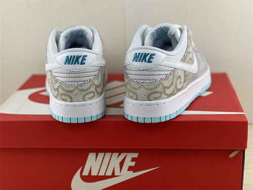 Nike Dunk Low “White Barber Shop”