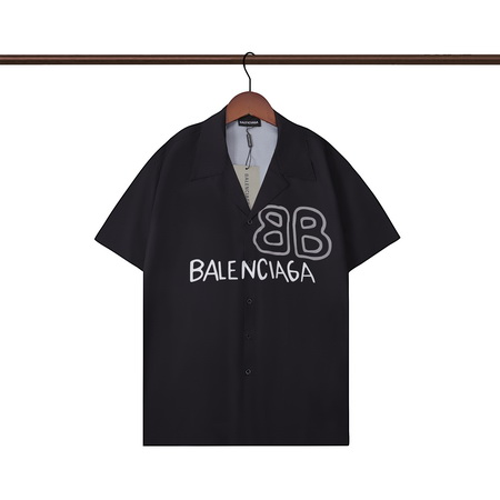 Ba*len*cia*ga short shirt-019