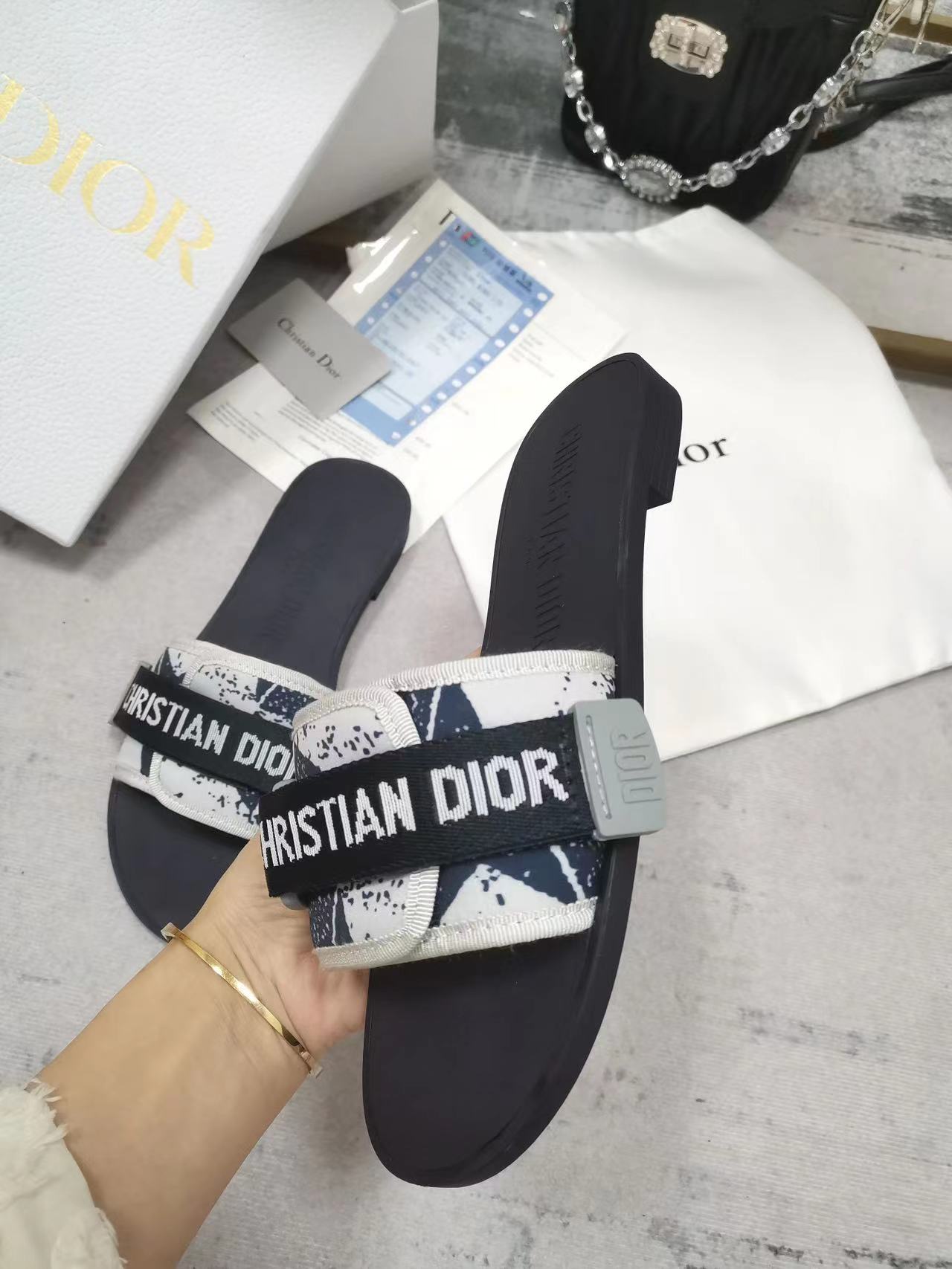 D*or slippers women(aaa)-053
