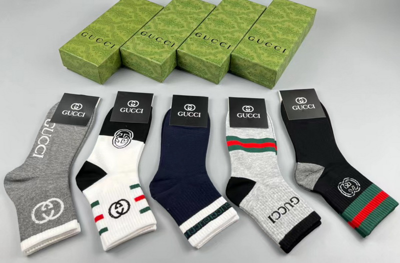 G*u*i socks(5 pairs)-350