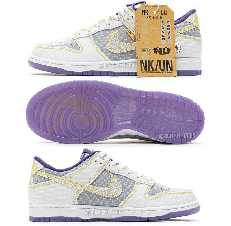 Union x Nike Dunk Low Court Purple Style
