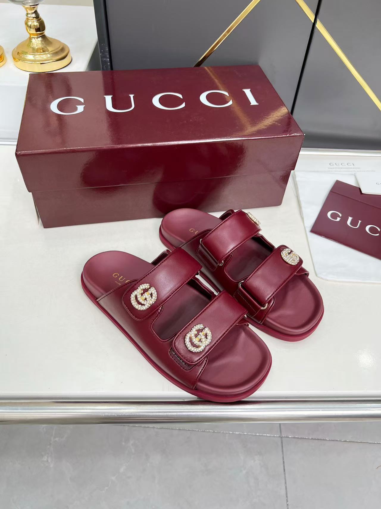 G*u*i slippers women(aaa)-187