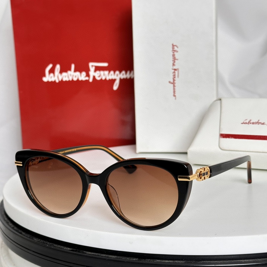 FERRAGAMO Sunglasses(AAAA)-295