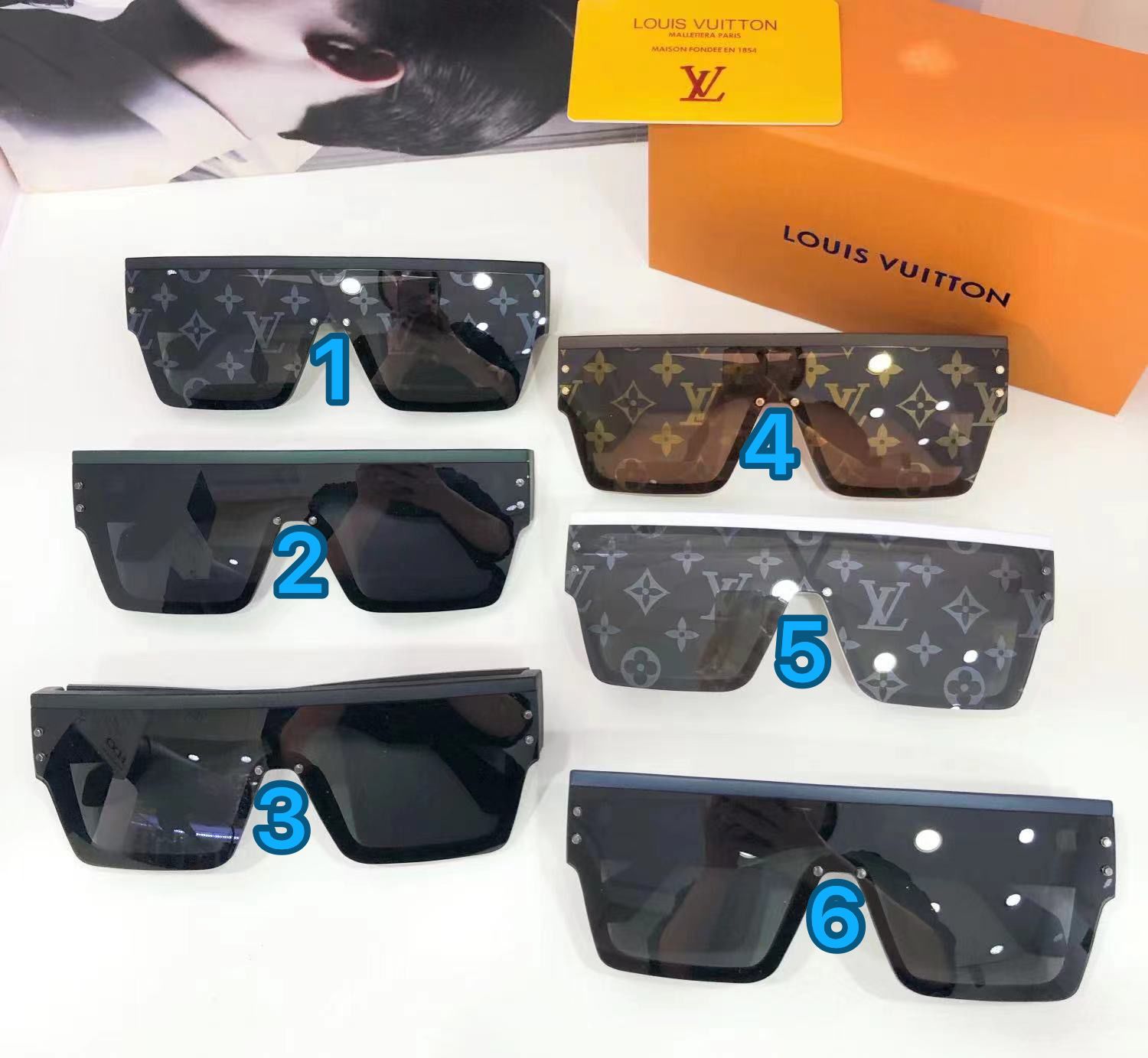 LV Sunglasses(AAAA)-3521