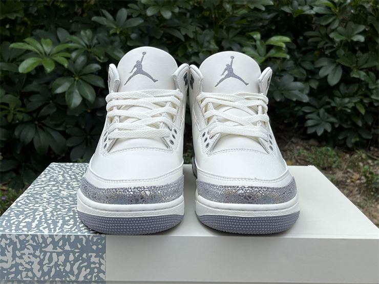 Air Jordan 3 Sail Metallic Silver