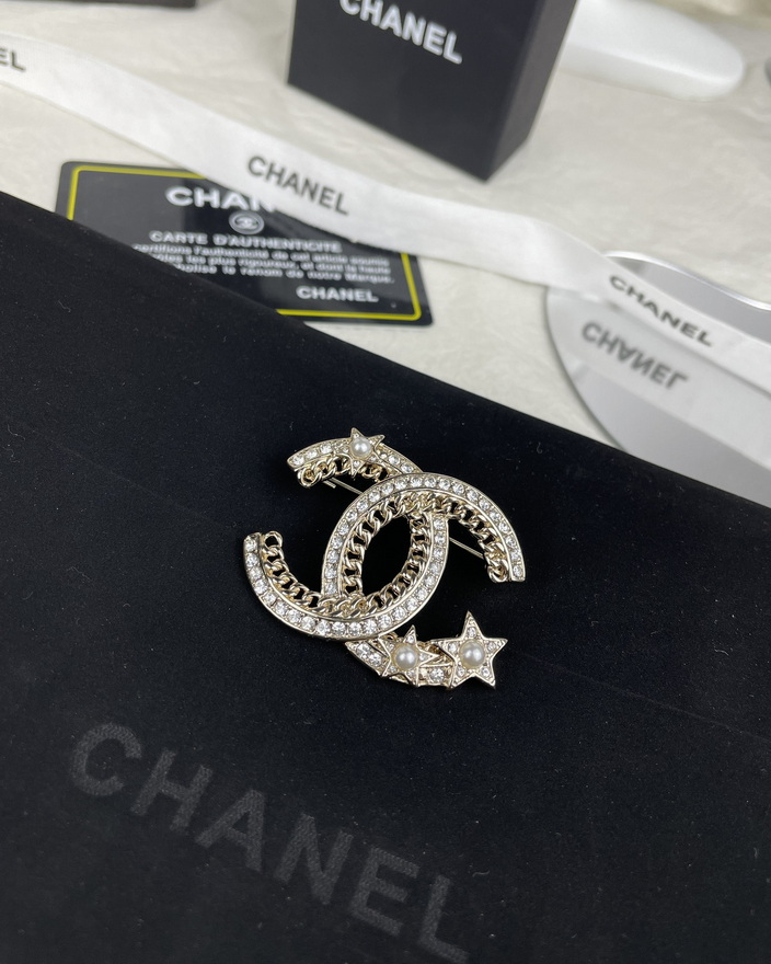 Ch*el brooch-086