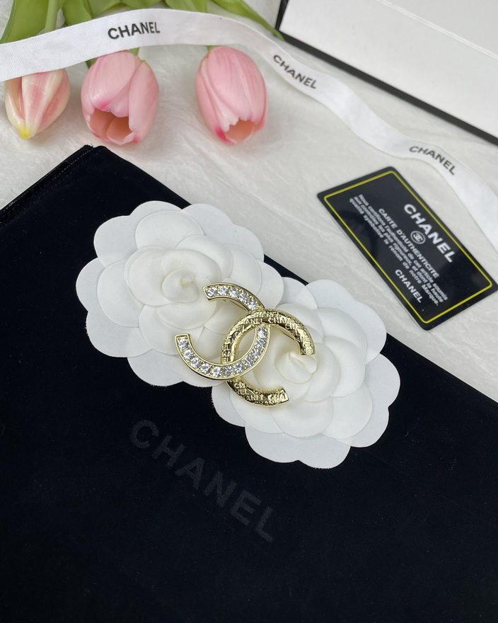 Ch*el brooch-060