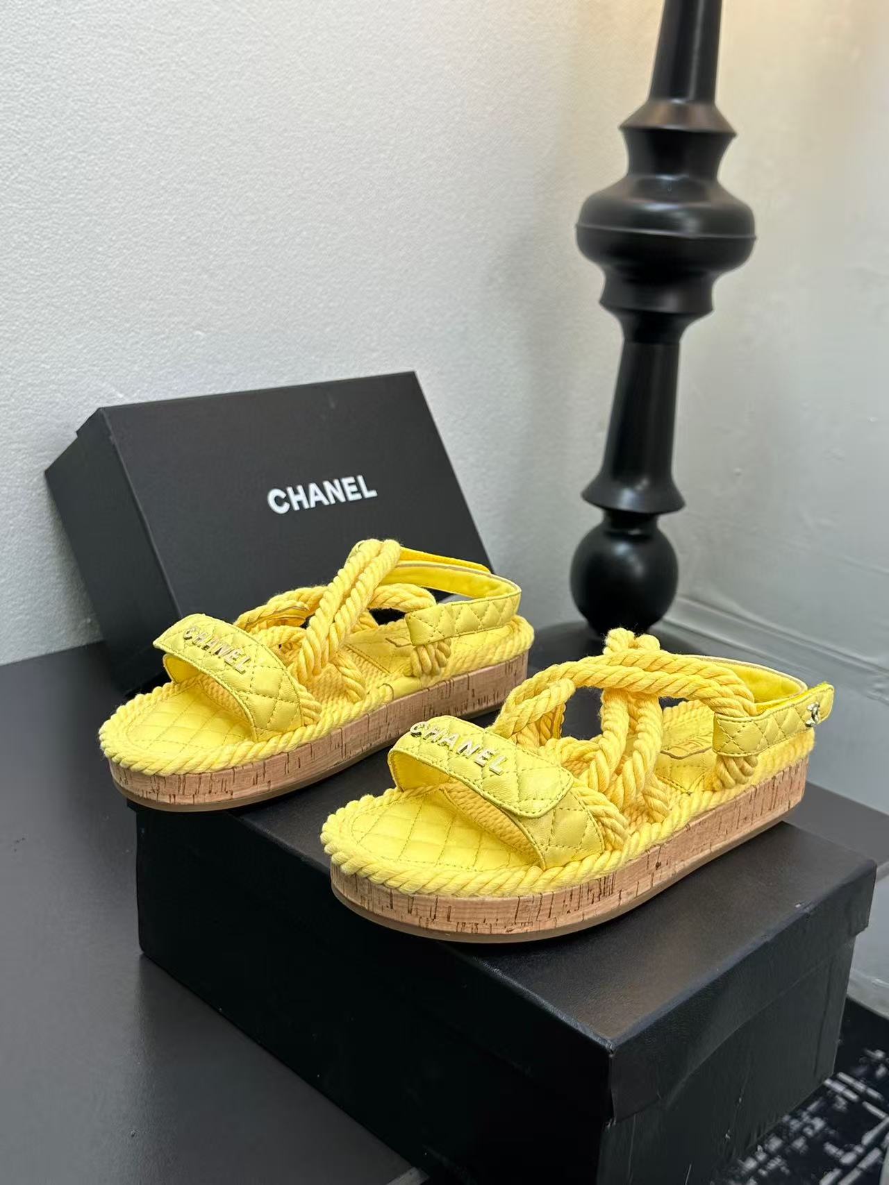 Ch*el slippers women(aaa)-025