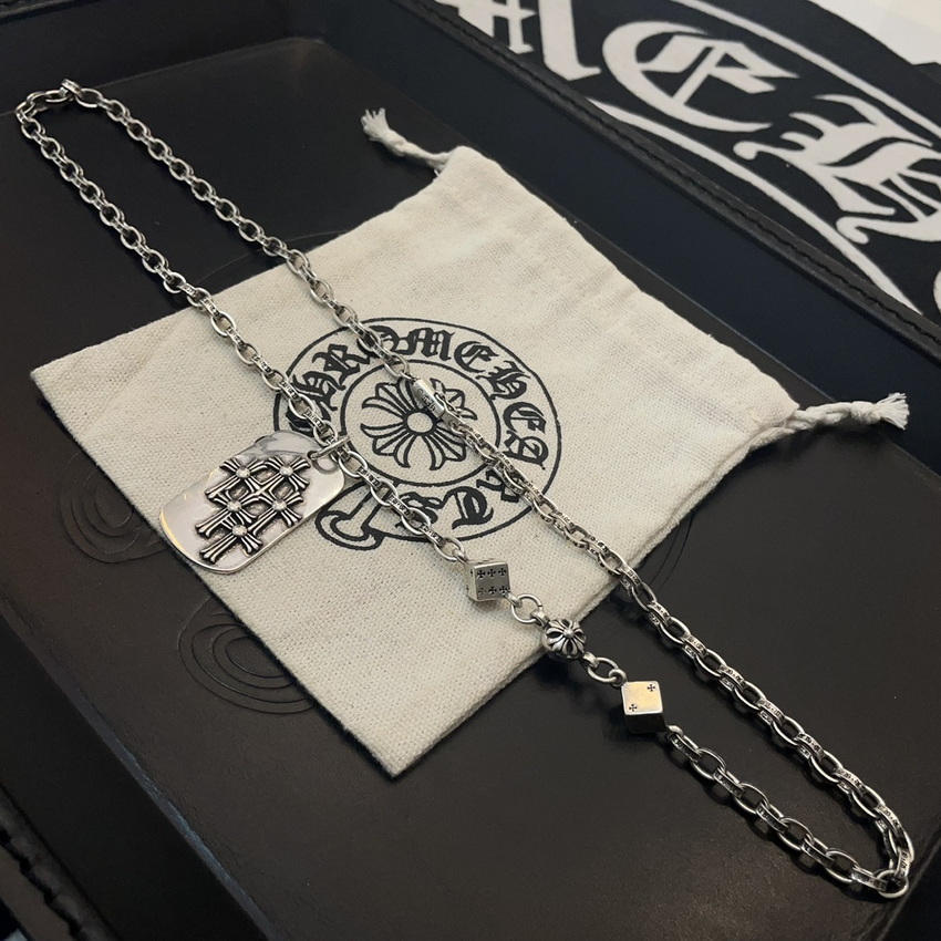 Ch*0me heart necklace-105