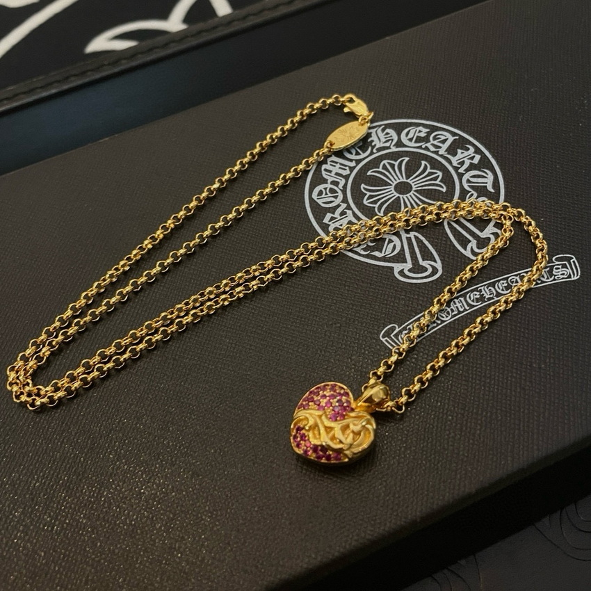 Ch*0me heart necklace-016
