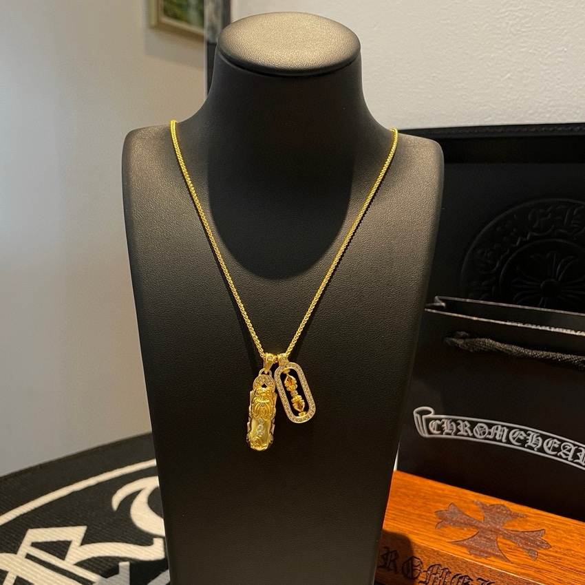 Ch*0me heart necklace-022