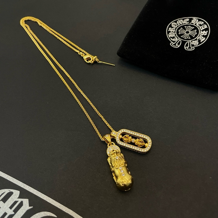 Ch*0me heart necklace-022