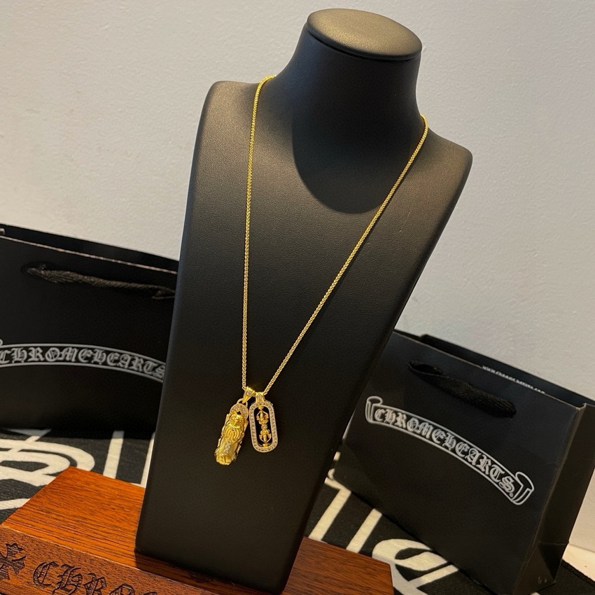 Ch*0me heart necklace-022