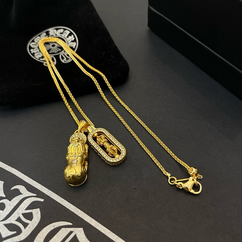 Ch*0me heart necklace-022