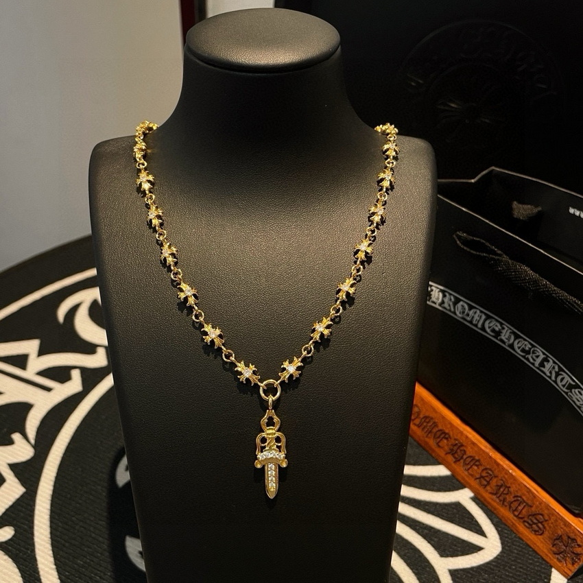 Ch*0me heart necklace-032