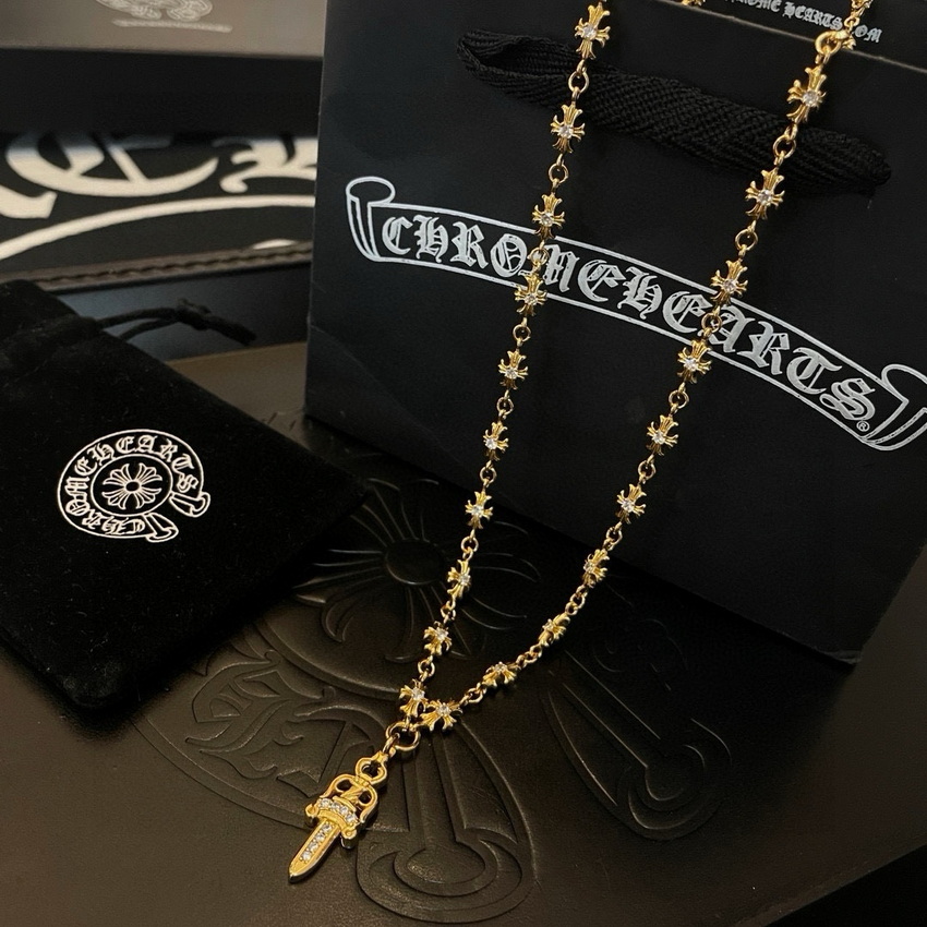Ch*0me heart necklace-032