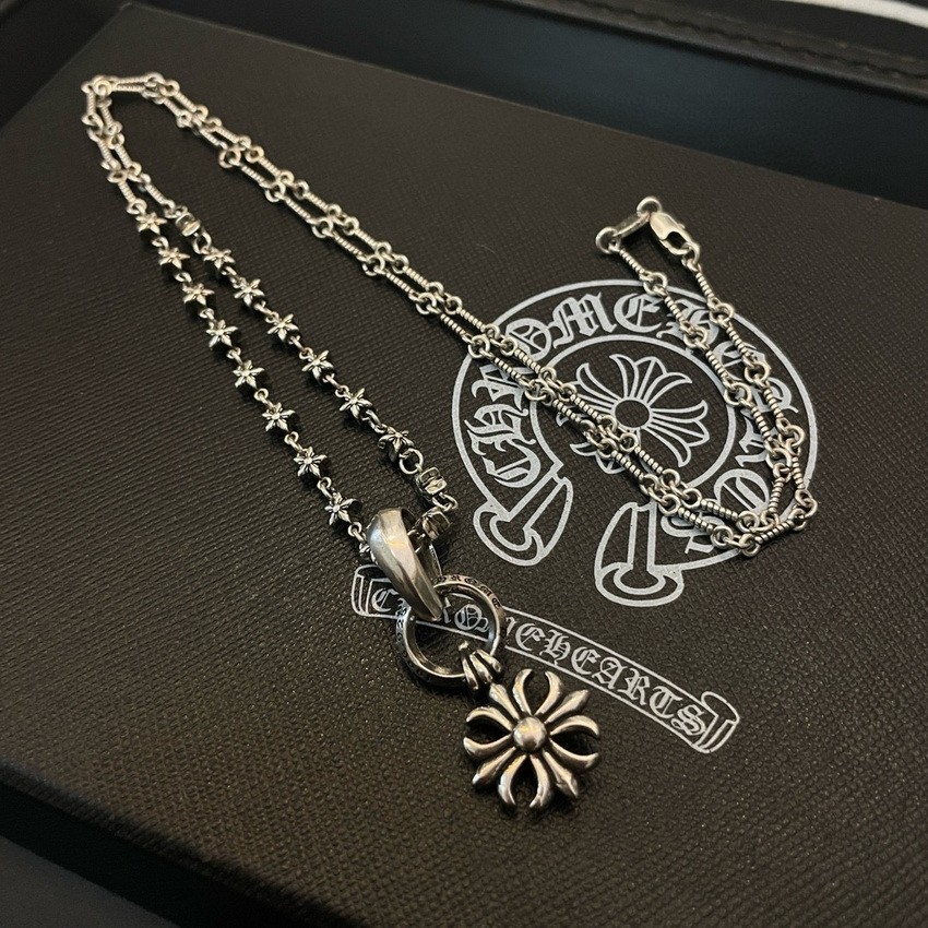Ch*0me heart necklace-037