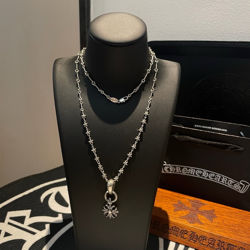 Ch*0me heart necklace-037