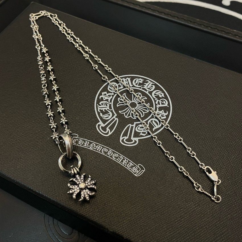 Ch*0me heart necklace-037