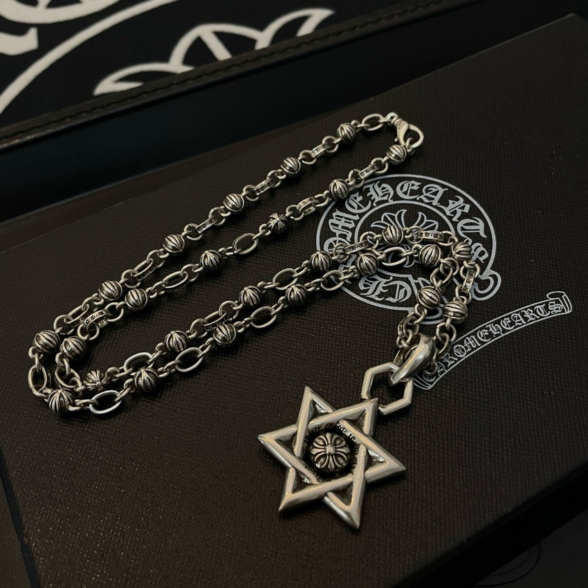 Ch*0me heart necklace-039