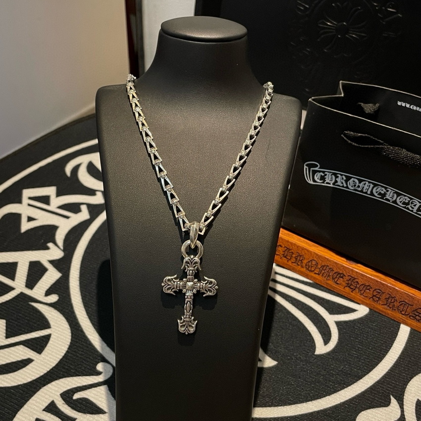 Ch*0me heart necklace-041