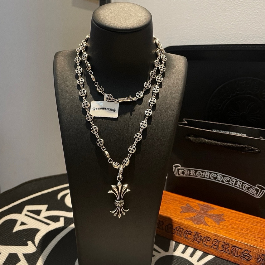 Ch*0me heart necklace-042