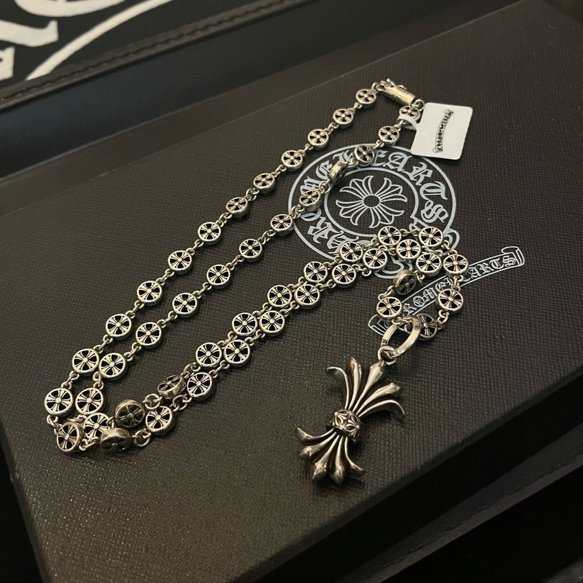 Ch*0me heart necklace-042