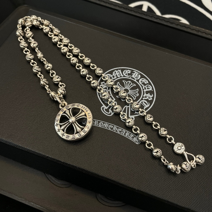 Ch*0me heart necklace-049