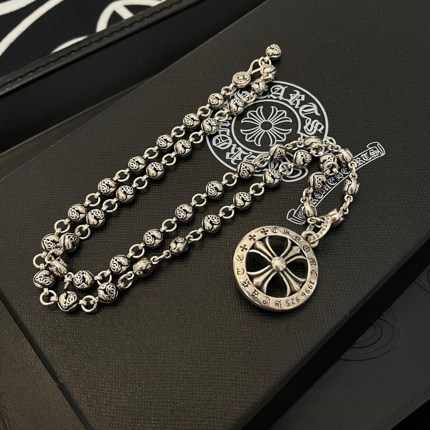 Ch*0me heart necklace-049