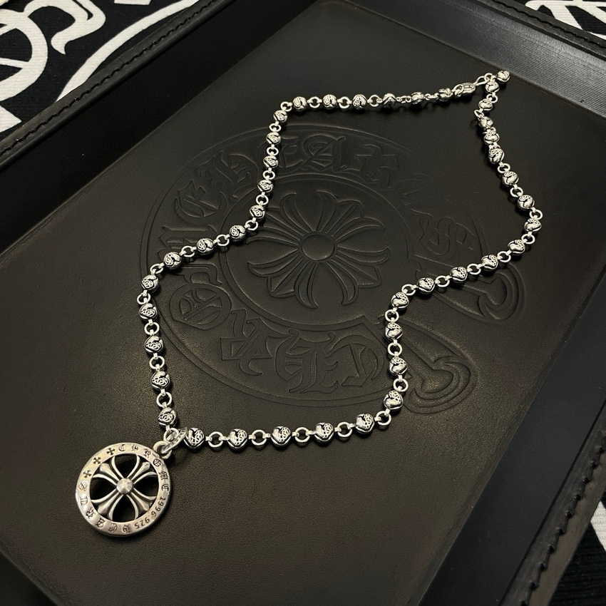 Ch*0me heart necklace-049