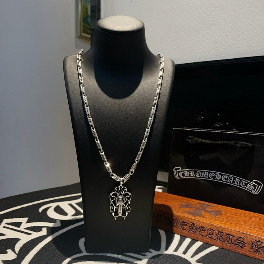 Ch*0me heart necklace-053