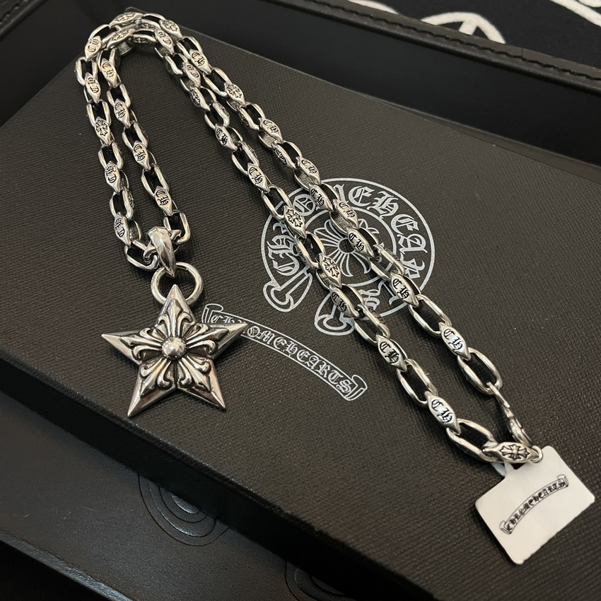 Ch*0me heart necklace-056