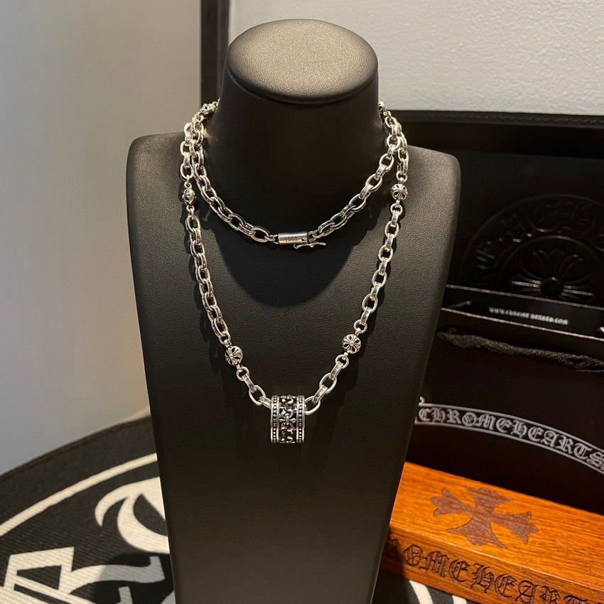 Ch*0me heart necklace-059