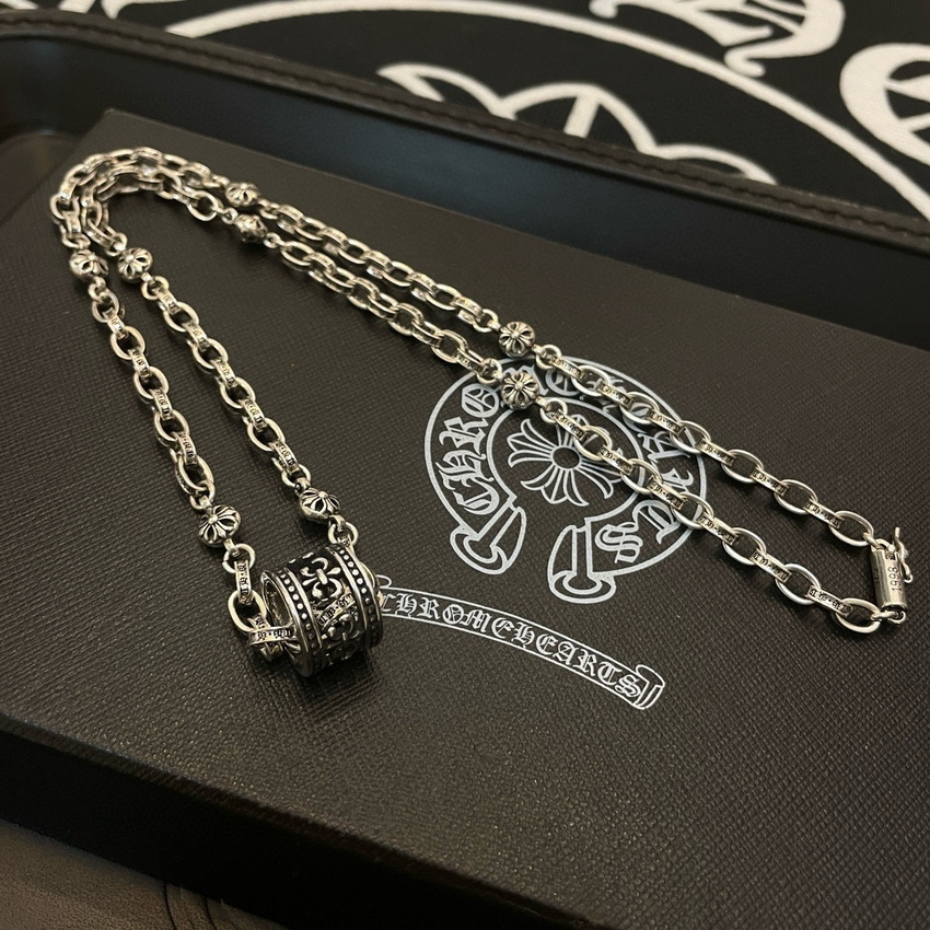 Ch*0me heart necklace-059